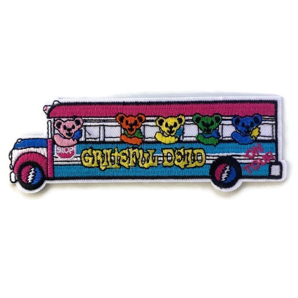 Grateful Dead Colorful School Bus Patch